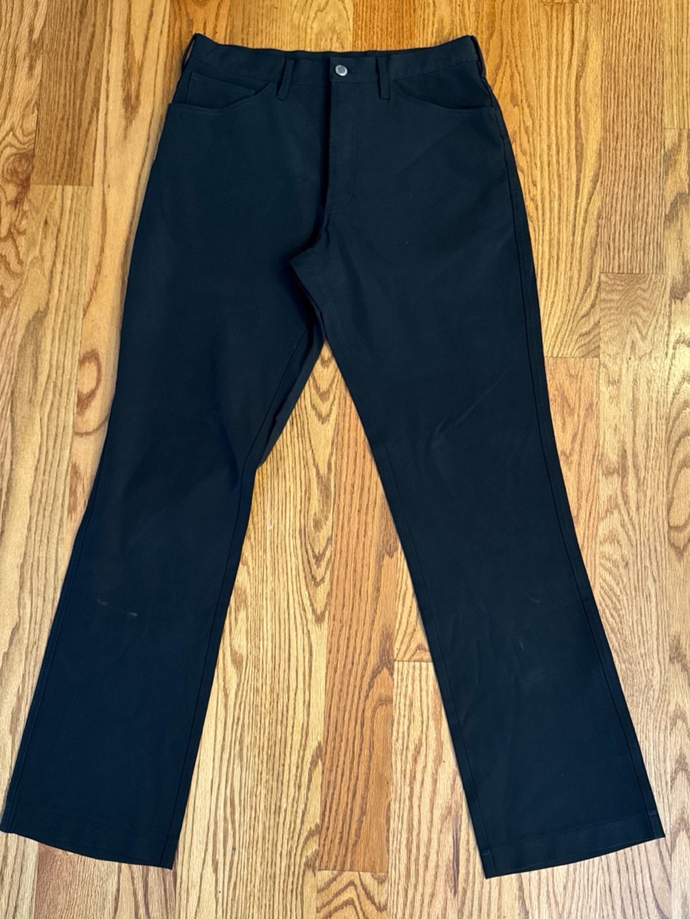 Prada Black Men’s stretch button-fly pants